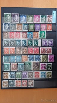 Známky Československo na albových listech - 13