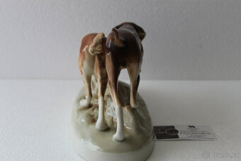 Lovečtí psi na stopě, rok 1960–1978, porcelán Royal Dux - 13