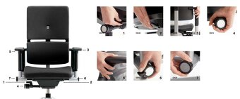 Profesionální kancelářské křeslo Steelcase Please - 13