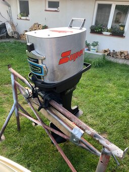 Mercury 65hp 4 válec 2T 1970 Vintage přivěsny motor - 13