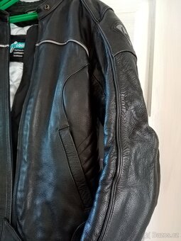 Kožená dámská motorkářská bunda Lookwell, vel XS - 13
