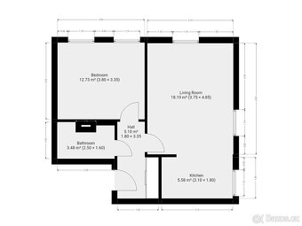 Pronájem bytu 2+kk, Podvinný mlýn, Libeň, 21900 Kč/měs, 47 m - 13