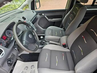 VW Caddy 1.9TDI 77kW,DPH,klima,1.Maj.tažné,výhřevy - 13