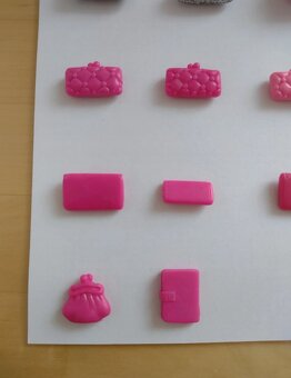 Kabelky, psaníčka, peněženka, diář pro panenky - 13