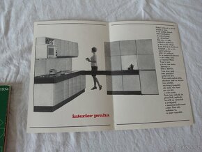 4x Katalogy a prosp. nábytku Interier Praha 71 -74 - 13