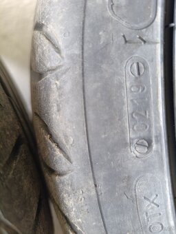 origo alu kola Audi TT 5x100 s pneu 205/40 r17 - 13