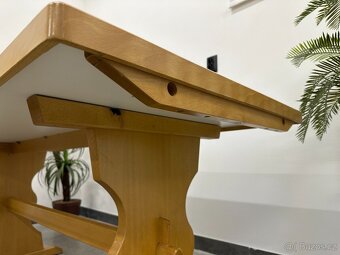 6ks Masivní restaurační stoly selské. Profi GASTRO - 13