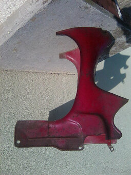 Jawa-čz 125/150 351/352-motor,pods.plechy,kryt řetězu,výfuky - 13