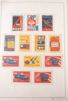 Album 363 zápalkových nálepek Slovensko 1961–1963 - 13