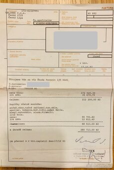 Škoda Favorit GLX. 1. majitel, najeto 33 000km , plná výbava - 13