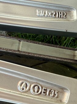 Alu kola 5x112 r21 Audi s pneu letni 275/35 r21 - 13