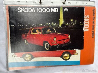 Škoda originální prodejní letáky 1940-1999 - 13