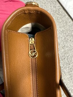 Michael Kors Beck hnědá kožená kabelka - 13
