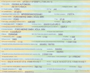 Ford Fiesta 1.25 LPG 16V CZ 2013 - 13