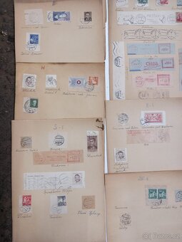 znamky pohlednice viněty etikety učty prospekty obalky - 13