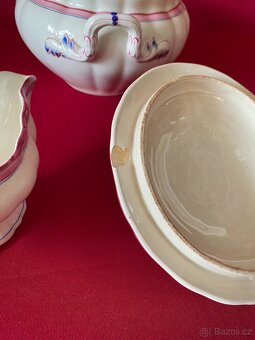 mísa stará porcelánová mísa omáčník staré nádobí porcelán - 13