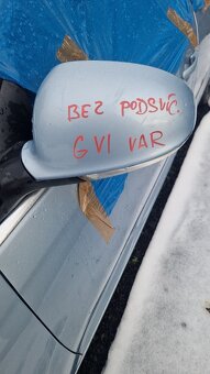 VW golf VI. karoserie + dveře +díly z jiného vozu černá met - 13