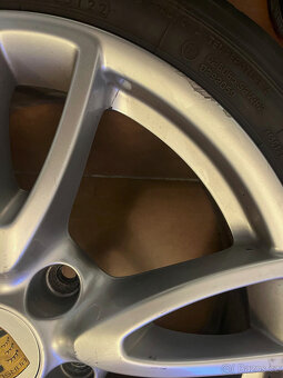 Porsche Carrera IV kolesa 5x130 8J x 18 ET57 a 10.5J x 18 ET - 13