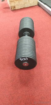 Profi pevné jednoruční činky 2 - 100kg NOVÉ - 13