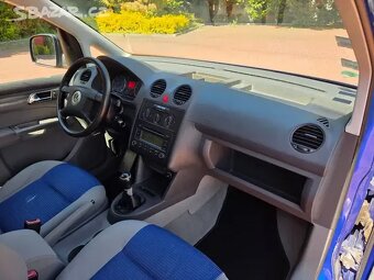 Caddy 1.9TDI 77kW,bez DPF a koroze,tažné,klima - 13