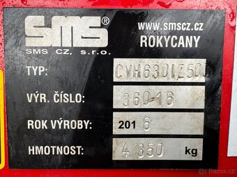 Válce SMS CVH630 s přísevem - 13