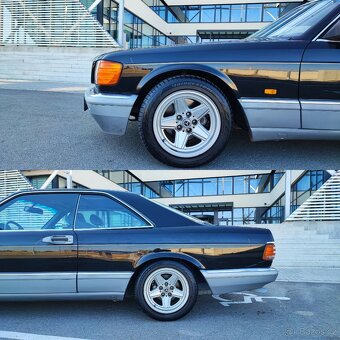 MERCEDES SEC 500 W126, ČERNÝ INTERIÉR, PO SERVISE, NOVE STK - 13
