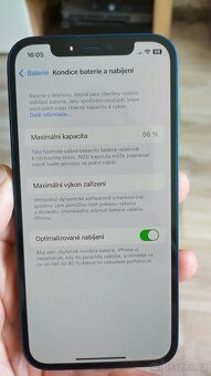 Apple iPhone 12 64GB Blue,skvělý stav,baterie 86%,zár.12mes - 13