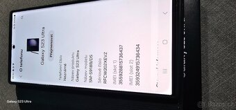 Samsung Galaxy S23 Ultra 8/256gb černý jako novy SM918B/DS - 13