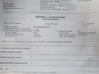 Fiat Grande Punto 1.4  104.000 km 1. Majitel 2007 - 13