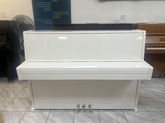 Bílé pianino Reiger Kloss se zárukou 5 let, doprava zdarma. - 13