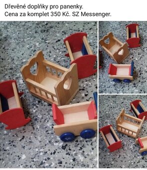 Panenky a příslušenství pro panenky viz fota. Ceny viz fota. - 13