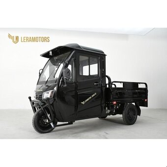 Pracovní tříkolka Leramotors G5, tuk tuk, černá - 13