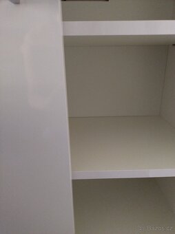 Skříně bílé lesk česká výroba 2 kusy - 13