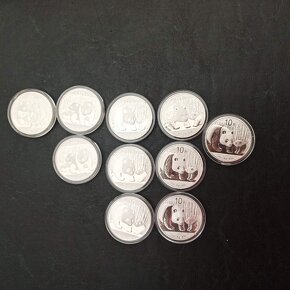 STŘÍBRO a ZLATO American Eagle, Maple, Panda a US Morgan atd - 13