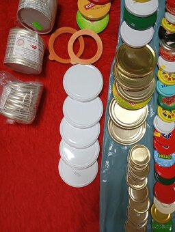 vintage horkovzdušná trouba+ recepty,víčka 480kusů,otvírače - 13