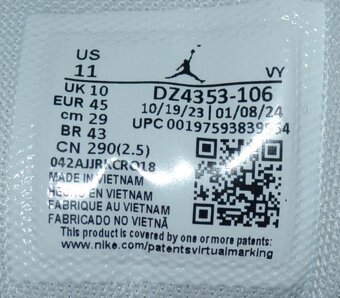 Kožené tenisky zn. Nike Jordan Max Aura 5 vel. 45 a 45,5 - 13