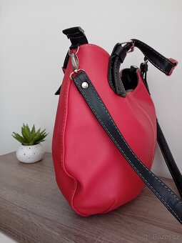 Leather dámská velká hobo kabelka kožená nová - 13