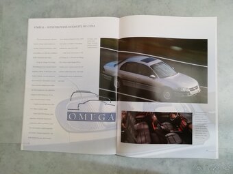 Opel Omega B 100 - prospekt + přehled modelů -doprava v ceně - 13