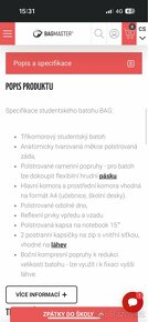 školní batoh bagmaster - 13
