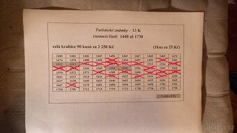 Turistické známky č. 1 - 2635 AKTUALIZACE 31.3.25 - 13