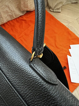Hermès kabelka Kelly 35 černá - 13