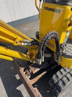 Minibagr Yanmar SV08 rychloupínač 4x lžíce. TOP - 13