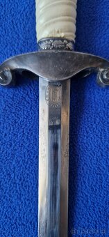 Originální kordík Wehrmacht se závěsem - Bílá rukojeť - 13