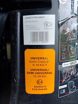 Kinderkraft SAFETY-FIX Isofix 2019 Navy 9-36 kg - 13