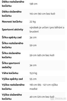 Dětský kočárek TFK Joggster Sport 16” - 13