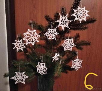 Háčkované vánoční ozdoby - 13