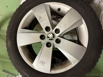 Alu kola Škoda zimní 5x100 r15 - 13