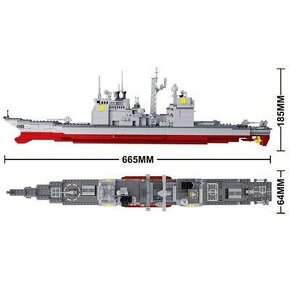 Sluban Bitevní loď M38-B0389 Křižník - Lego - 13