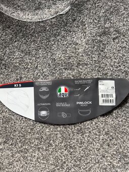 AGV K1-S vel. L - černá + stříbrné plexi – Jako nová - 13
