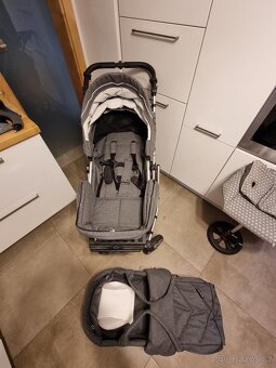 Kočárek Gesslein F6 Air+ ,kožené madlo, C1-Lift taška - 13